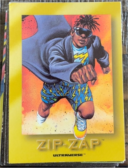 1993 SkyBox Ultraverse #R8 Zip-Zap — front