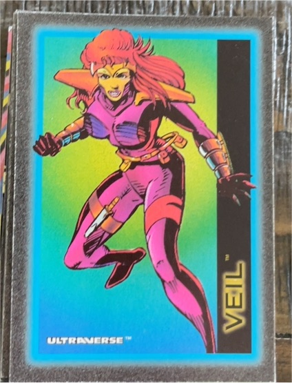 1993 SkyBox Ultraverse #27 Veil — front