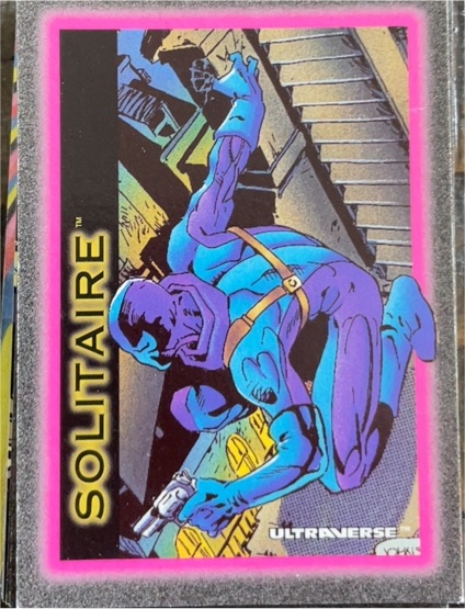 1993 SkyBox Ultraverse #87 Solitaire — front