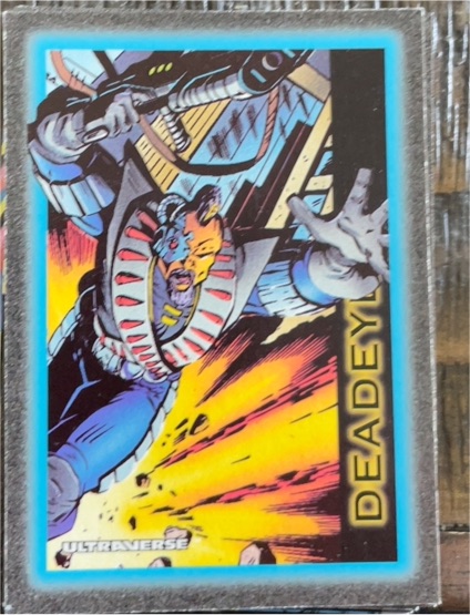 1993 SkyBox Ultraverse #9 Deadeye — front