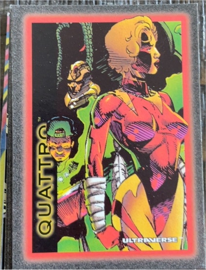 1993 SkyBox Ultraverse #70 Quattro — front