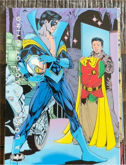 1994 SkyBox Batman: Saga of the Dark Knight #58 Confrontation — front