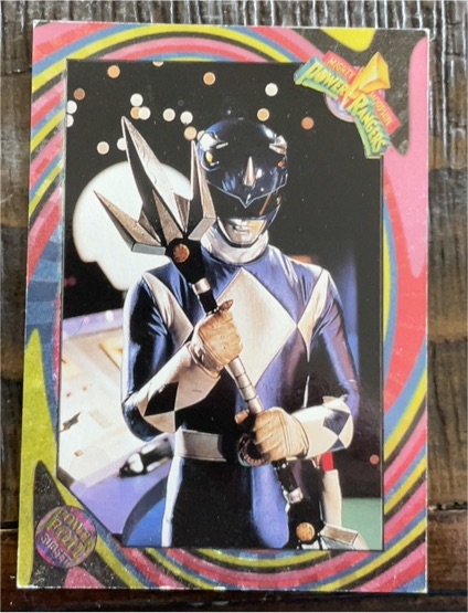 1994 Mighty Morphin Power Rangers Series 2 #121 Blue Ranger — front