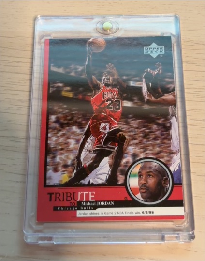 1998-99 Upper Deck Tribute to Michael Jordan #27 — front