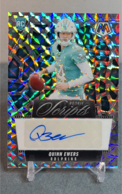 2025 Panini Mosaic #RS-QES Quinn Ewers Rookie Scripts — front