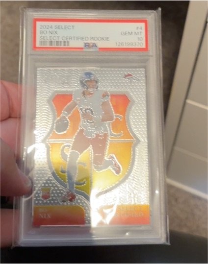 2024 Panini Select Certified Rookies #4 Bo Nix — front