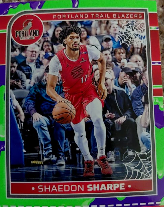 2024-25 Panini Haunted Hoops #102 Shaedon Sharpe — front