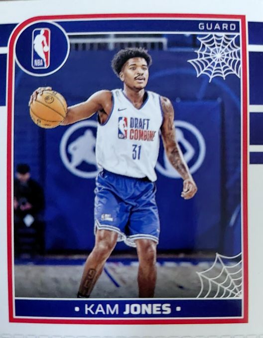 2024-25 Panini Haunted Hoops #18 Kam Jones Extended — front