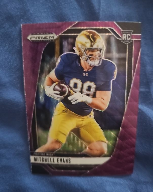 2025 Panini Prizm Draft Picks #78 Mitchell Evans — front