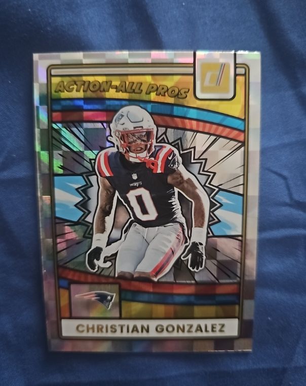 2025 Donruss #AAP-CGO Christian Gonzalez Action All Pros — front