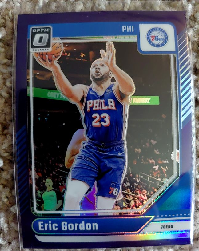 2024-25 Panini Donruss Optic #189 Eric Gordon Purple Prizm — front