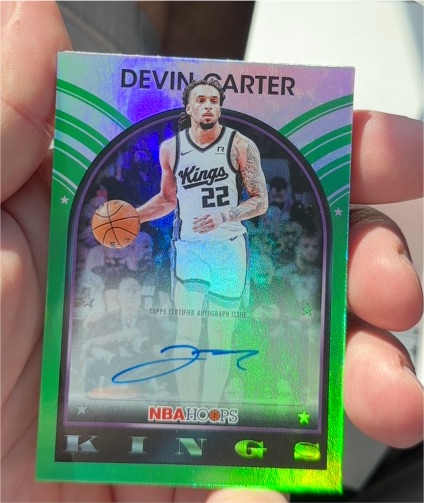 2025-26 Bowman Chrome #BCA-DC Devin Carter — front