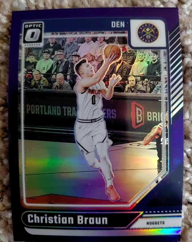 2024-25 Panini Donruss Optic #101 Christian Braun — front