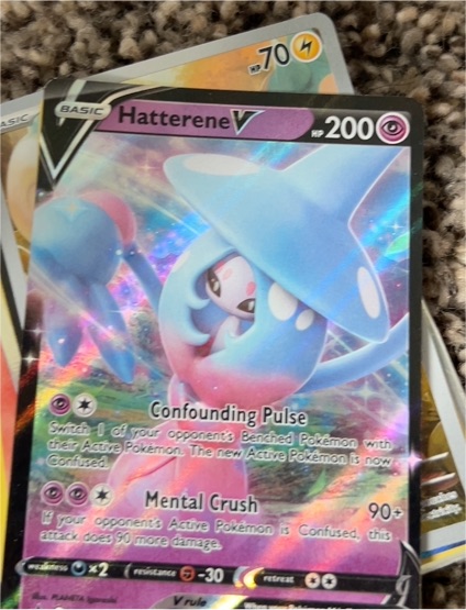 Pokémon Hatterene V SWSH055 Sword & Shield Promo — front