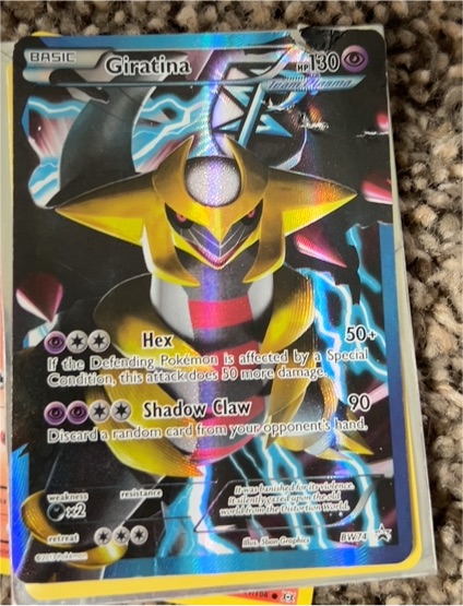 2013 Black & White #BW74 Giratina Team Plasma Promo — front
