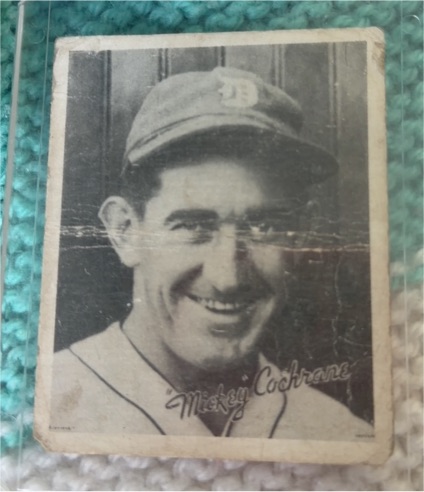 1936 Goudey #7 Mickey Cochrane — front