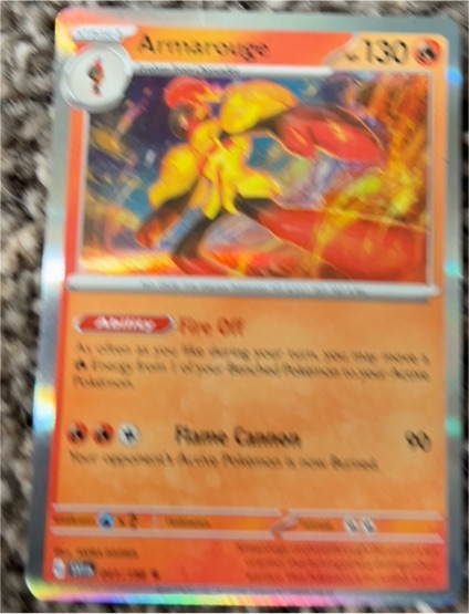 2023 Pokémon Scarlet & Violet #041 Armarouge — front