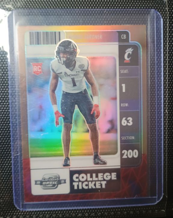 2022 Panini Chronicles Draft Picks Contenders Optic College Ticket #25 Ahmad Gardner — front
