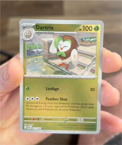 2016 Pokémon Dartrix #011 — front