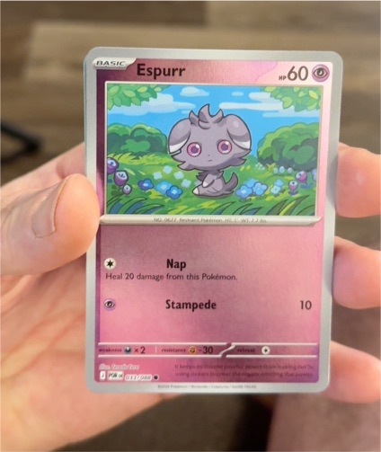 2016 Pokémon Perfect Order #033 Espurr — front