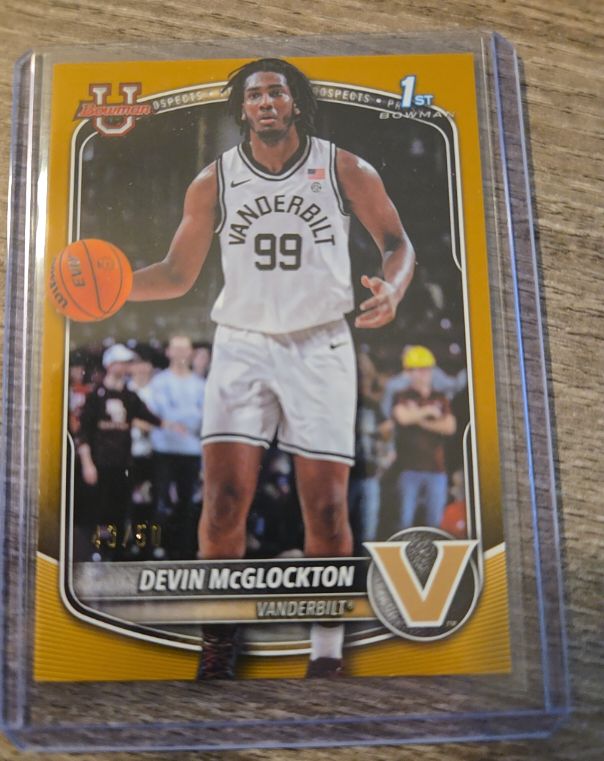 2025-26 Bowman Basketball Prospects #BCP-56 Devin McGlockton — front