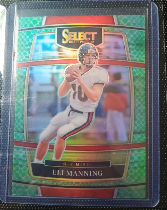 2022 Panini Select Draft Picks Concourse #91 Eli Manning — front