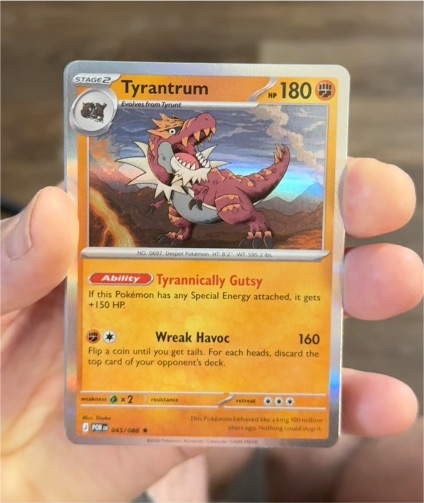 2016 Pokémon TCG POR #045 Tyrantrum — front
