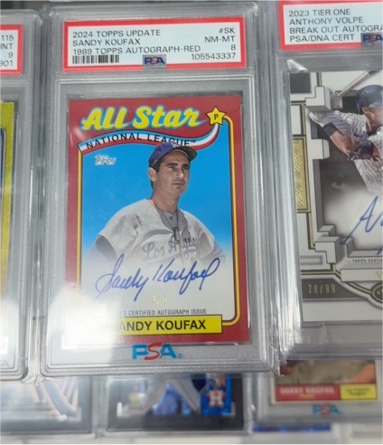 2024 Topps Update #5K Sandy Koufax — front
