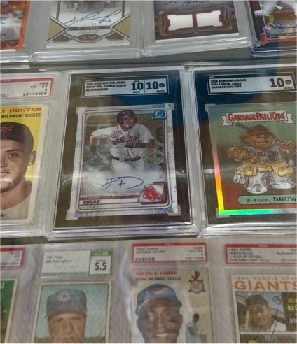 2020 Bowman Chrome #BD-101 Jarren Duran — front