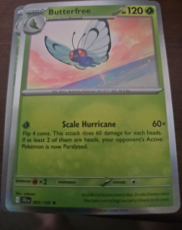 2025 Pokemon Journey Together #003 Butterfree — front