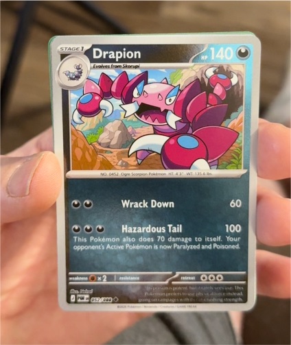 2026 Pokémon TCG Drapion #052 — front