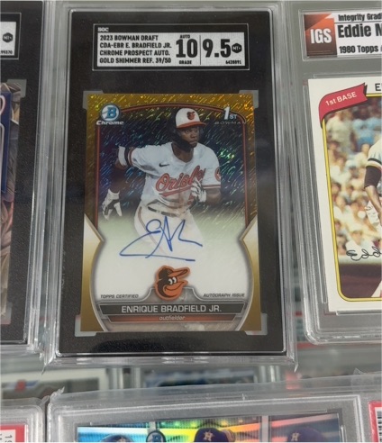 2023 Bowman Chrome #BDC-188 Enrique Bradfield Jr. — front