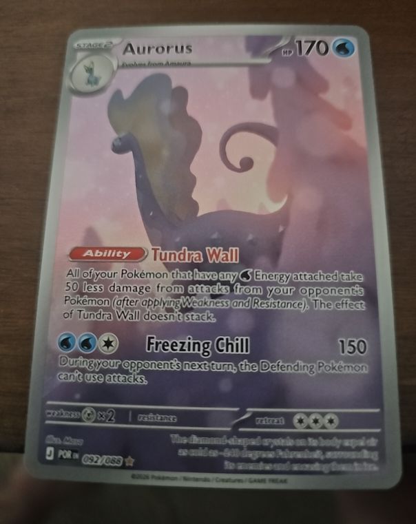 2026 Pokémon #092/088 Aurorus — front