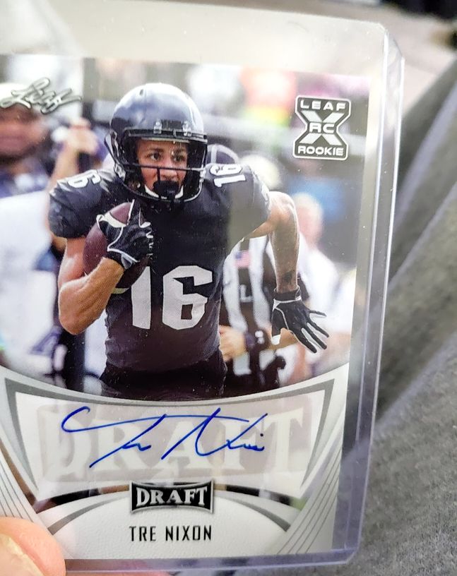 2021 Leaf Draft #BA-TN1 Tre Nixon Autographs — front