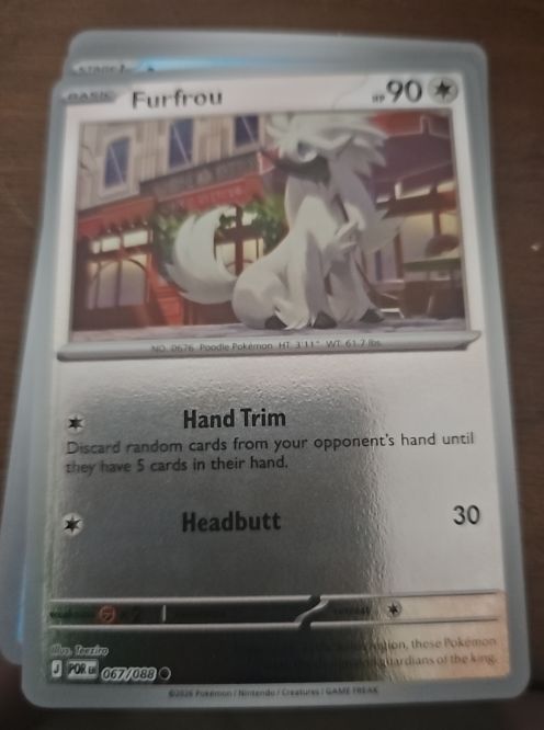 2018 Pokémon ME03 Perfect Order #067 Furfrou — front