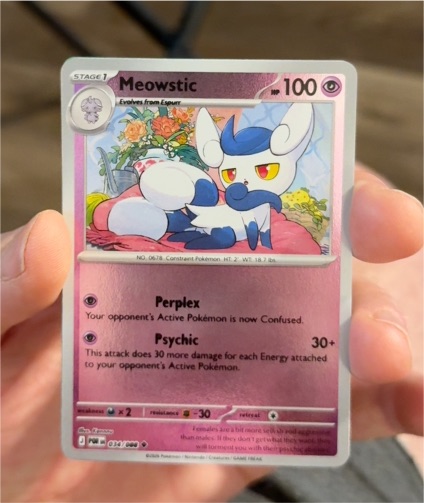 2026 Perfect Order #034 Meowstic — front