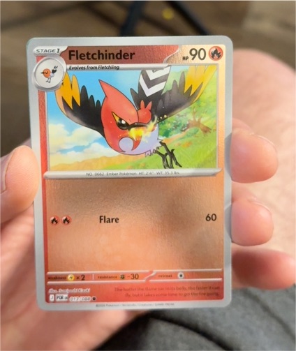 2026 Pokémon Perfect Order #13 Fletchinder — front