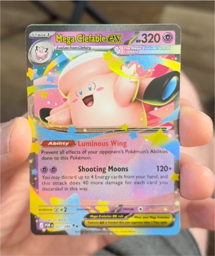 2016 Pokémon TCG Perfect Order #31 Mega Clefable ex — front