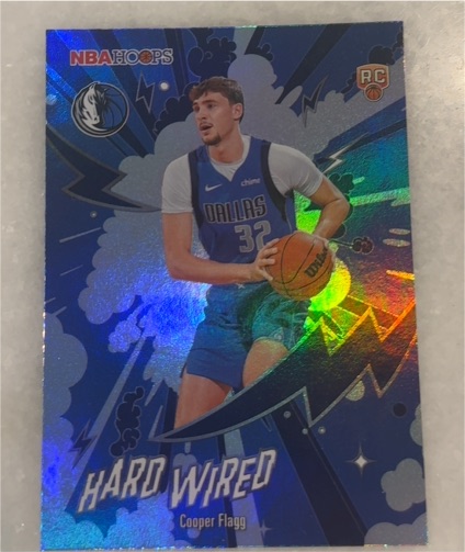 2025-26 Topps NBA Hoops #HW-21 Cooper Flagg Hard Wired — front