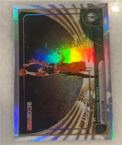 2024-25 Topps NBA Hoops Highlights #263 Jayson Tatum — front
