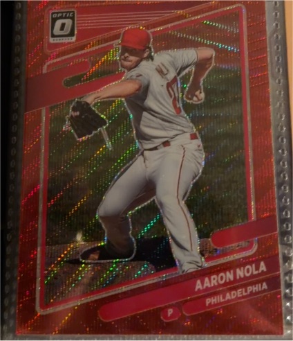 2021 Panini Donruss Optic #129 Aaron Nola — front