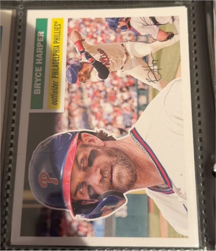 2023 Topps Archives #100 Bryce Harper Philadelphia Phillies — front