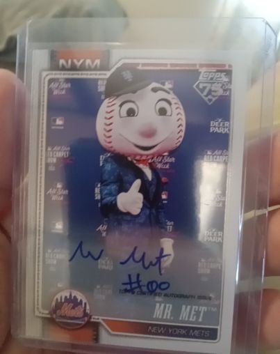 2026 Topps Celebration #M-11 Mr. Met — front