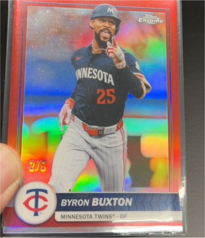 2026 Topps Chrome #5 Byron Buxton — front