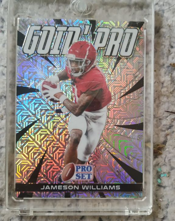2022 Leaf Pro Set Goin' Pro #GP-JW1 Jameson Williams — front