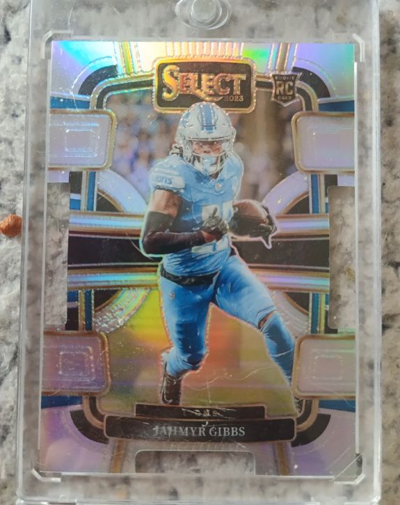 2023 Panini Select #34 Jahmyr Gibbs Rookie RC Detroit Lions — front