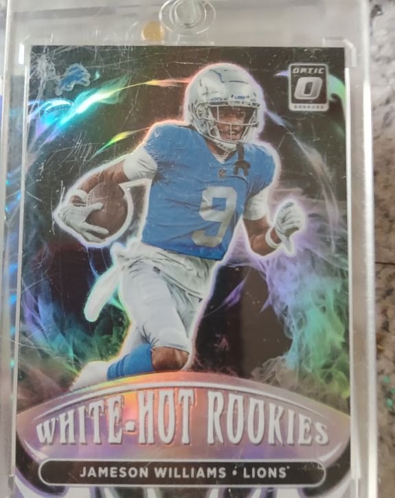 2022 Donruss Optic #WHR-4 Jameson Williams White Hot Rookies — front