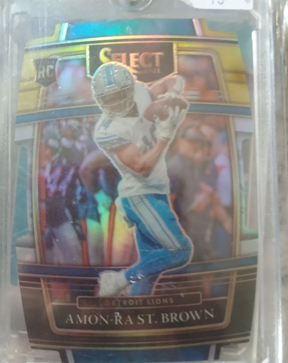 2021 Panini Select Concourse #73 Amon-Ra St. Brown Rookie — front