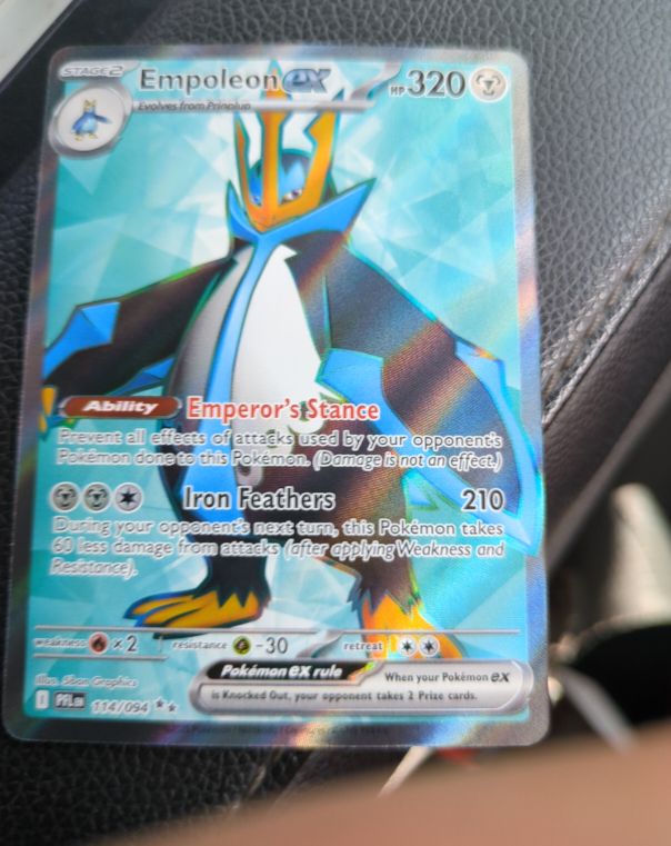 Empoleon EX 114/094 — front