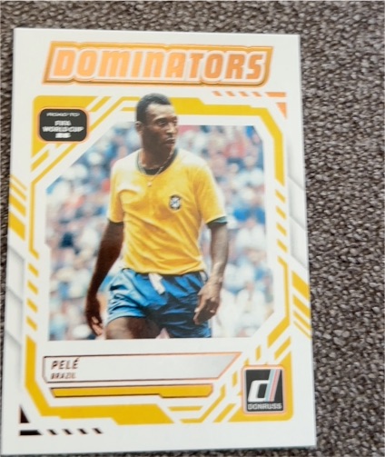 2025-26 Donruss Road to FIFA World Cup Dominators #25 Pelé Brazil — front